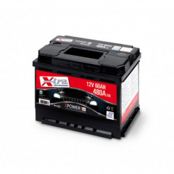 Batteria Auto - Accumulatore 12V 60 AH X-TRA pronta all'uso