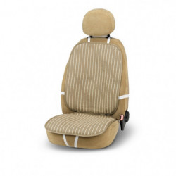 Schienale estivo in fibra di raffia "PAPER" Nero/Beige