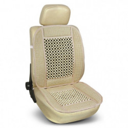 Schienale estivo in fibra di raffia e legno "CALIFORNIA" avorio