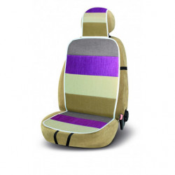 Schienale anteriore in lino "OHAU" nero