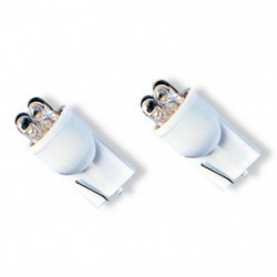Luci led bianco CHARM 4 led per lampada - Coppia