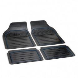Set 4 pz tappeti universali in gomma sagomabile "perfect " linea blu