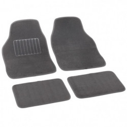 Set 4 tappeti universali in moquette SOFT grigi