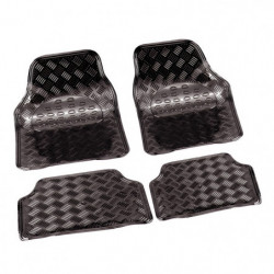 Set 4 pz tappetini auto universali laminati color canna di fucile