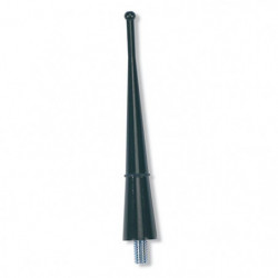 Antenna radio per auto in alluminio 9 cm nero anticorrosione