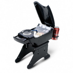 Bracciolo portaoggetti multiuso "CARBON MAGIC BOX"