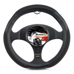 Coprivolante "ORION" nero simil pelle 37/39cm