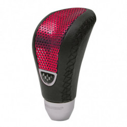 Pomello cambio con inserto rosso