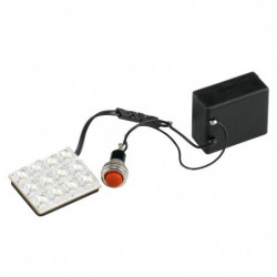 Luce a 12 led bianchi SUPER LIGHT