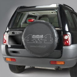 Telo Copriruota di scorta elasticizzato per fuoristrada 74 X 23 cm Nero