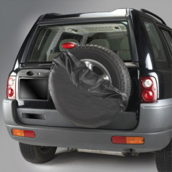 Telo Copriruota di scorta elasticizzato per fuoristrada 70 X 23 cm Nero