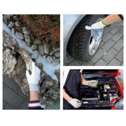 Guanti da lavoro in nylon e pvc