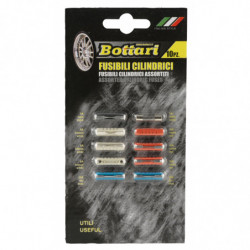 Fusibili cilindrici assortiti cartella da 10 pz