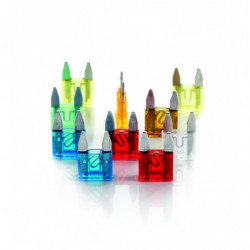 Fusibili bilama assortiti "MINI" cartella da 10 pz