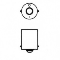 Coppia Lampade auto a 1 luce per segnalatori frecce 12V BA15S 21W