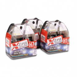 Set 2 pz lampade xenon rainbow blu 12V H1 55 W X-TRA
