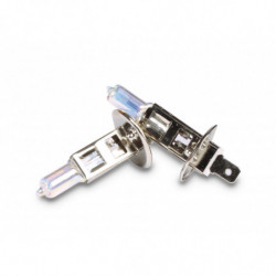 Set 2 pz lampade xenon rainbow blu 12V H1 55 W X-TRA