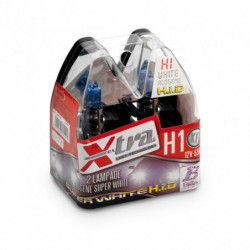 Set 2 pz lampade super white 12V H1 55 W X-TRA