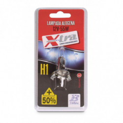 Lampada alogena 12V H1 55 W +50% Luminosità