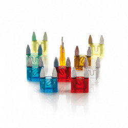 Fusibili bilama assortiti "MINI" cartella da 10 pz