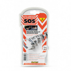 Fascette a vite in acciaio 10 pezzi assortiti S.O.S