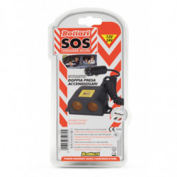 Doppia presa multiuso accendisigari "TWO SOCKETS" 12V/24V