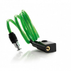 Cavo antifurto con guaina e lucchetto con chiavi