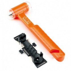 Martello di emergenza con tagliacinture S.O.S