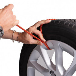 Fasce antiscivolamento da neve per auto SNOW PIT STOP 8 pezzi