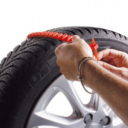 Fasce antiscivolamento da neve per auto SNOW PIT STOP 8 pezzi