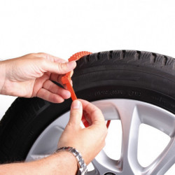 Fasce antiscivolamento da neve per auto SNOW PIT STOP 8 pezzi