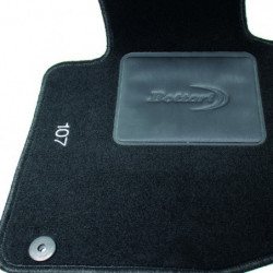 Set tappeti auto su misura in moquette per Peugeot Modello 107.