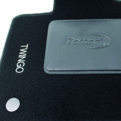 Set tappeti auto su misura in moquette per Renault Modello Twingo produzione dal 2007 al 2014.