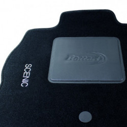 Set tappeti auto su misura in moquette per Renault Modello Scenic produzione dal 2009 al 2015.