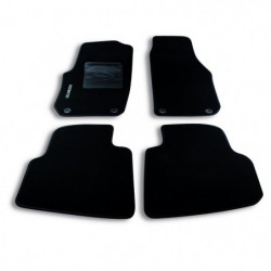 Set 4 tappeti auto su misura per Skoda Modello Roomster in moquette .