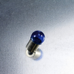 Lampadina ricambio moto blu BA15s 12V-10W