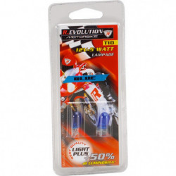 Lampadina ricambio moto rosso T5 12V