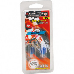 Lampadina ricambio moto blu T5 12V