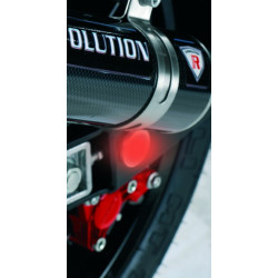 Luci LED Stroboscopiche "SPYCO" per moto 2 pezzi ROSSO