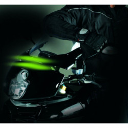 Strisce flessibili a 3 lampade LED "SUNRISE" Verde per moto 2 pezzi