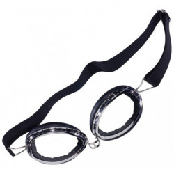 Occhiali moto ovali "PREDATOR" Cromati Taglia unica