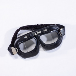 Occhiali moto rotondi "THUNDER" Cromati