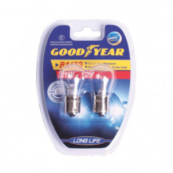 Lampade auto Goodyear a 1 luce per segnalatori frecce 12V BA15S 21W - Coppia