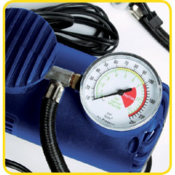 Compressore portatile da auto con manometro "STRONG" 17 ATM.