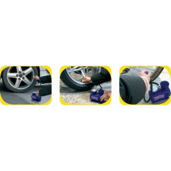 Compressore portatile da auto con manometro "STRONG" 17 ATM.