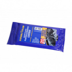 20 Salviette auto plastica & cruscotti effetto lucido GULF