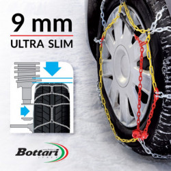 Catene da neve "Rapid T2" rombo 9 mm misura 060