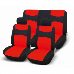 Set coprisedili universali GOODYEAR - SPEED UP 2 - 6 pezzi Rosso