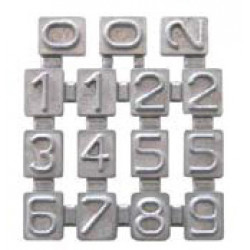 Piastra numeri per collare...