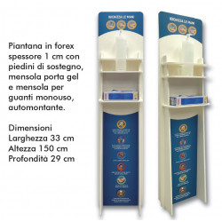 Espositore igienizzante e...
